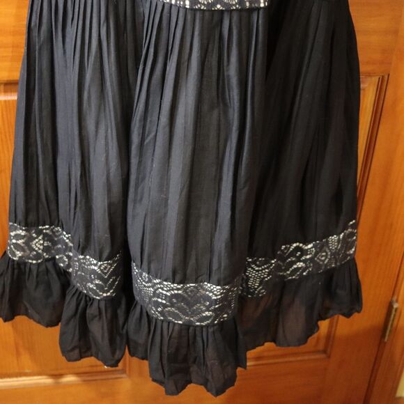 ECI New York Black and White Square Neck Midi Dress Party Guest Dress 12 - Picture 7 of 12